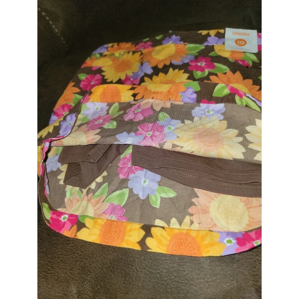 Gymboree sunflower smiles skort‎ size 10 nwt